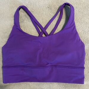 Lululemon sports bra purple